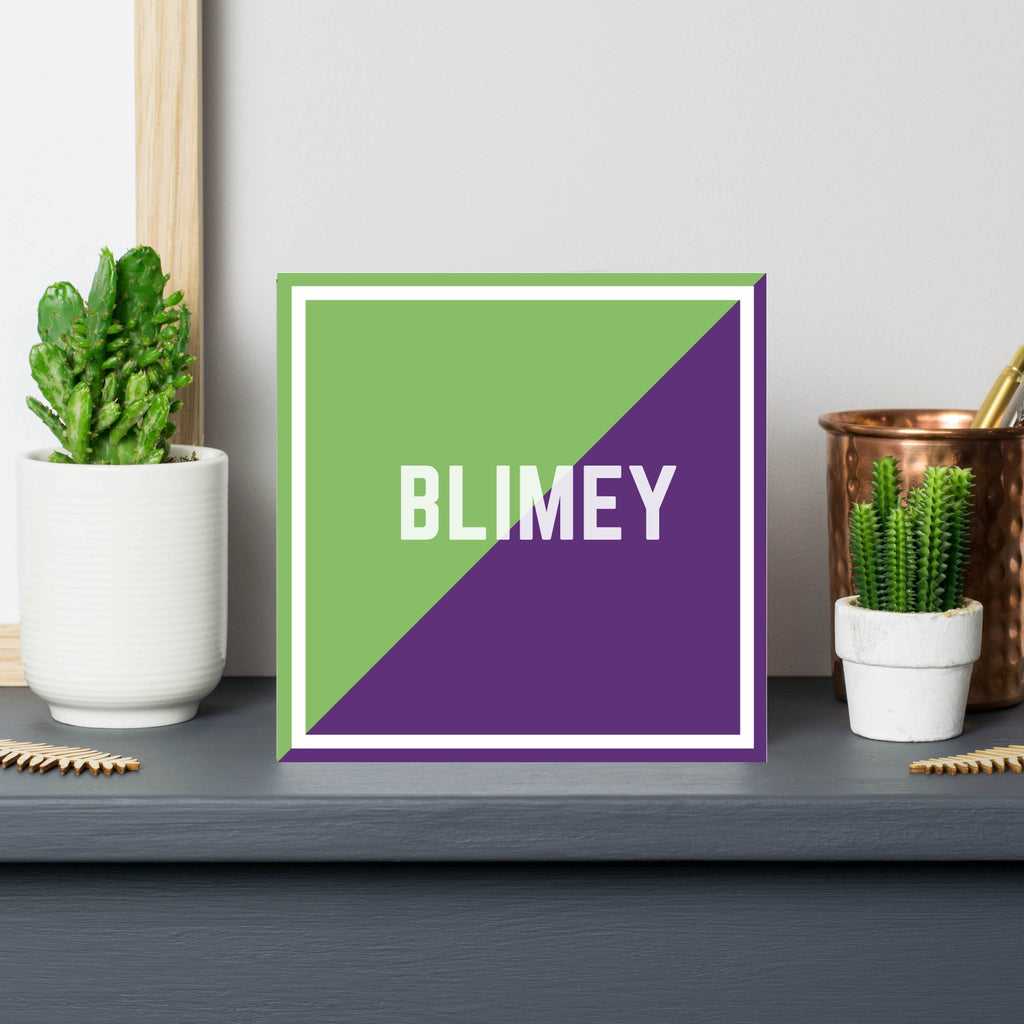 blimey-british slang-purple-green-modern