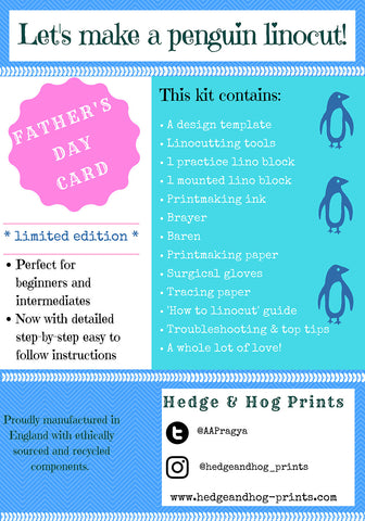 Father's Day Linocut Kit