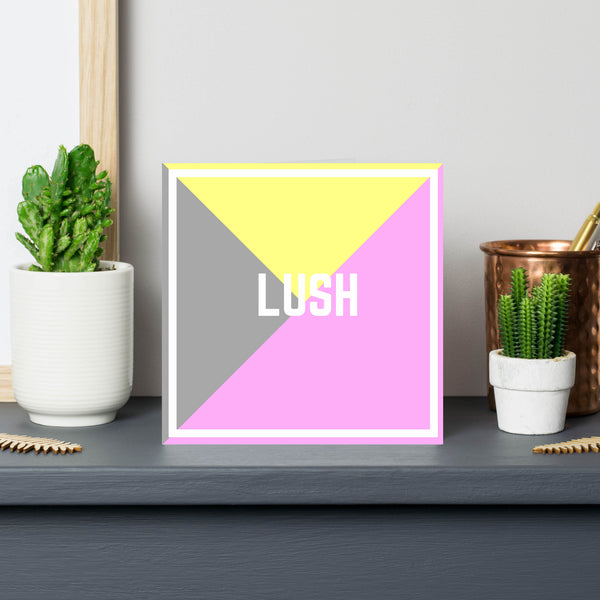 'Lush' Greeting Card