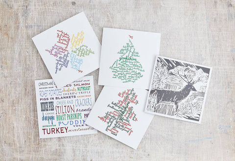 Merry Yorkshire Christmas Card Pack Of Five