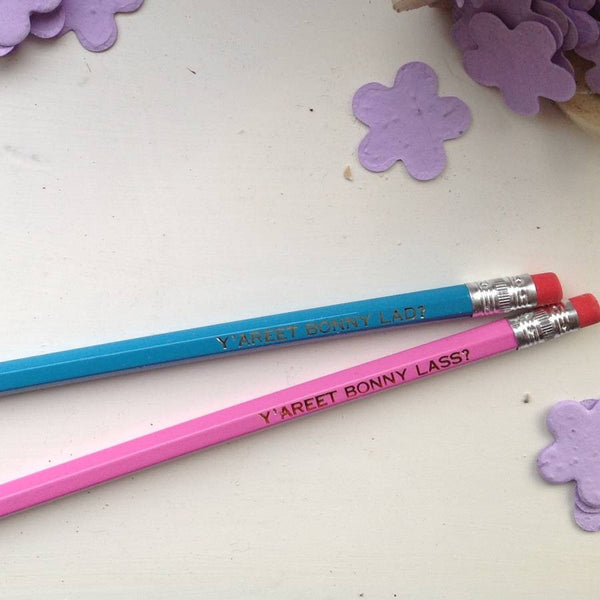His And Hers ‘Bonny’ Yorkshire Talking Pencils