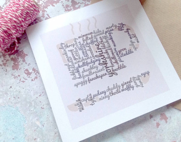 'You're My Cuppa' Yorkshire Card