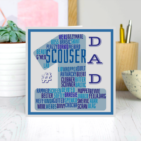 No 1 Scouse Dad Card