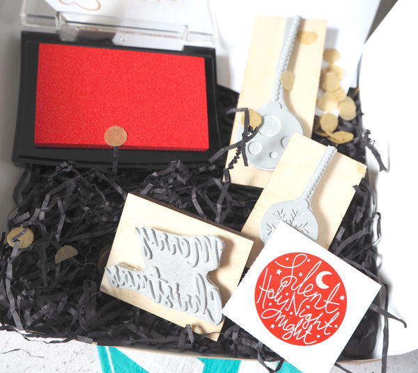 Christmas Block Printing Craft Kit